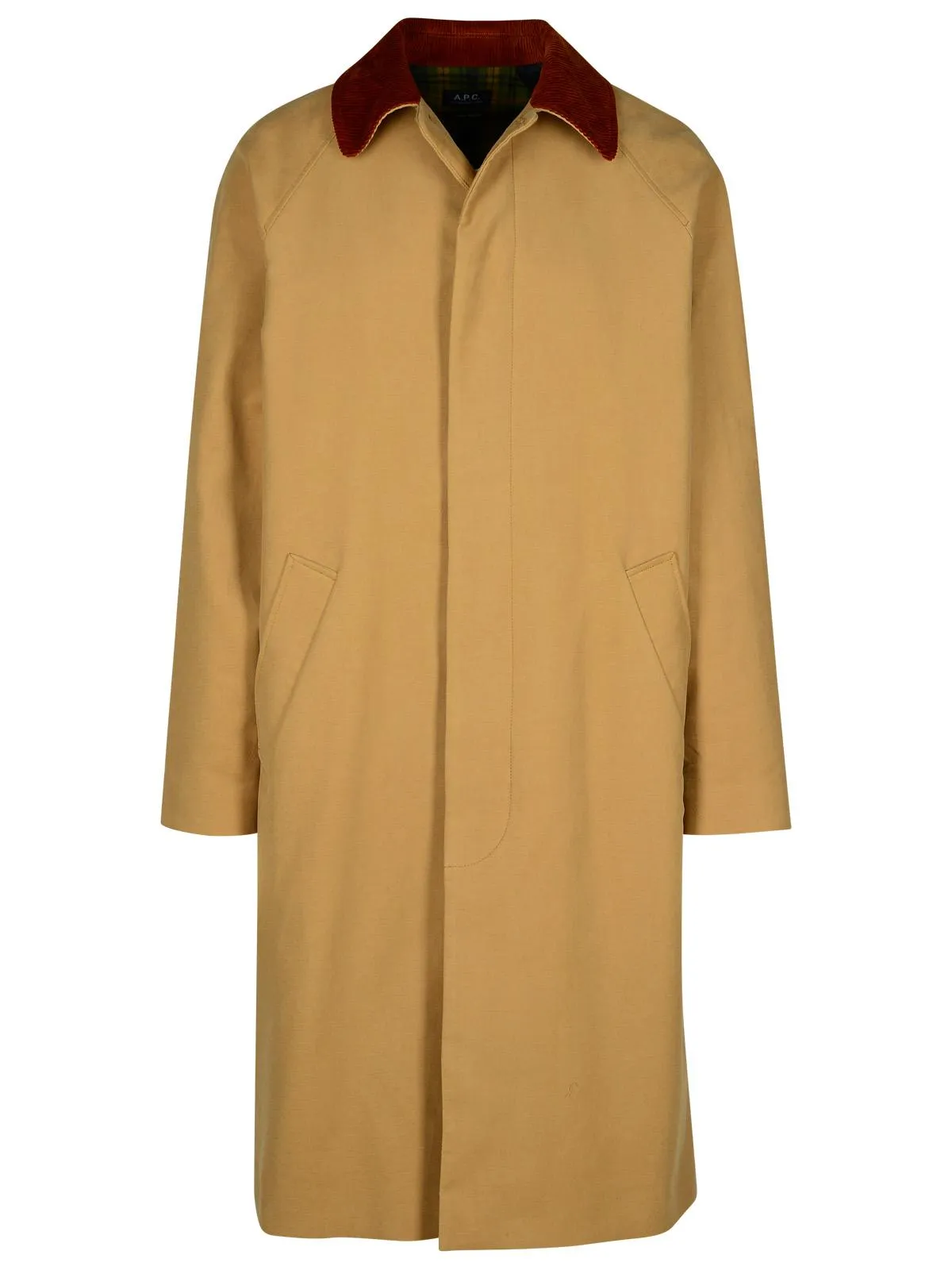 A.P.C. 'Gaspard' Beige Cotton Trench Coat