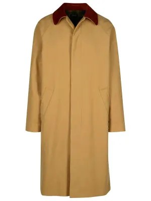 A.P.C. 'Gaspard' Beige Cotton Trench Coat