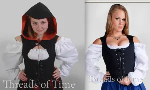 Basic Bodice - Plain, Hooded, Collar options