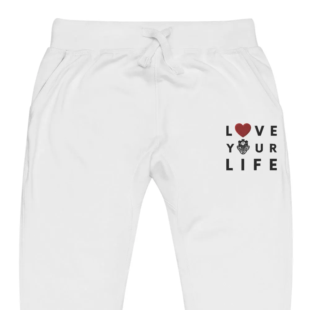 Caribbean Rich - Love Your Life Embroidered Unisex Premium Joggers