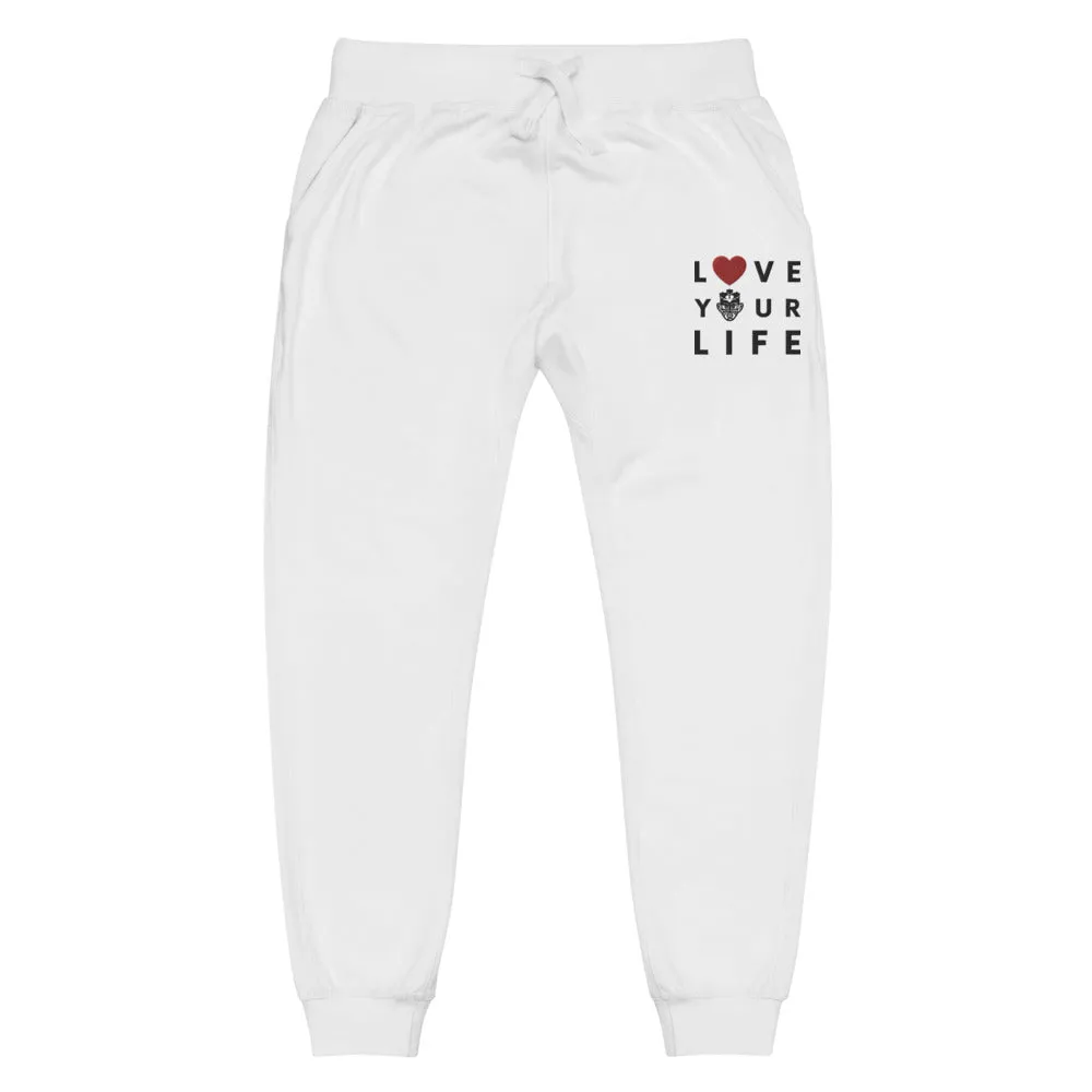 Caribbean Rich - Love Your Life Embroidered Unisex Premium Joggers