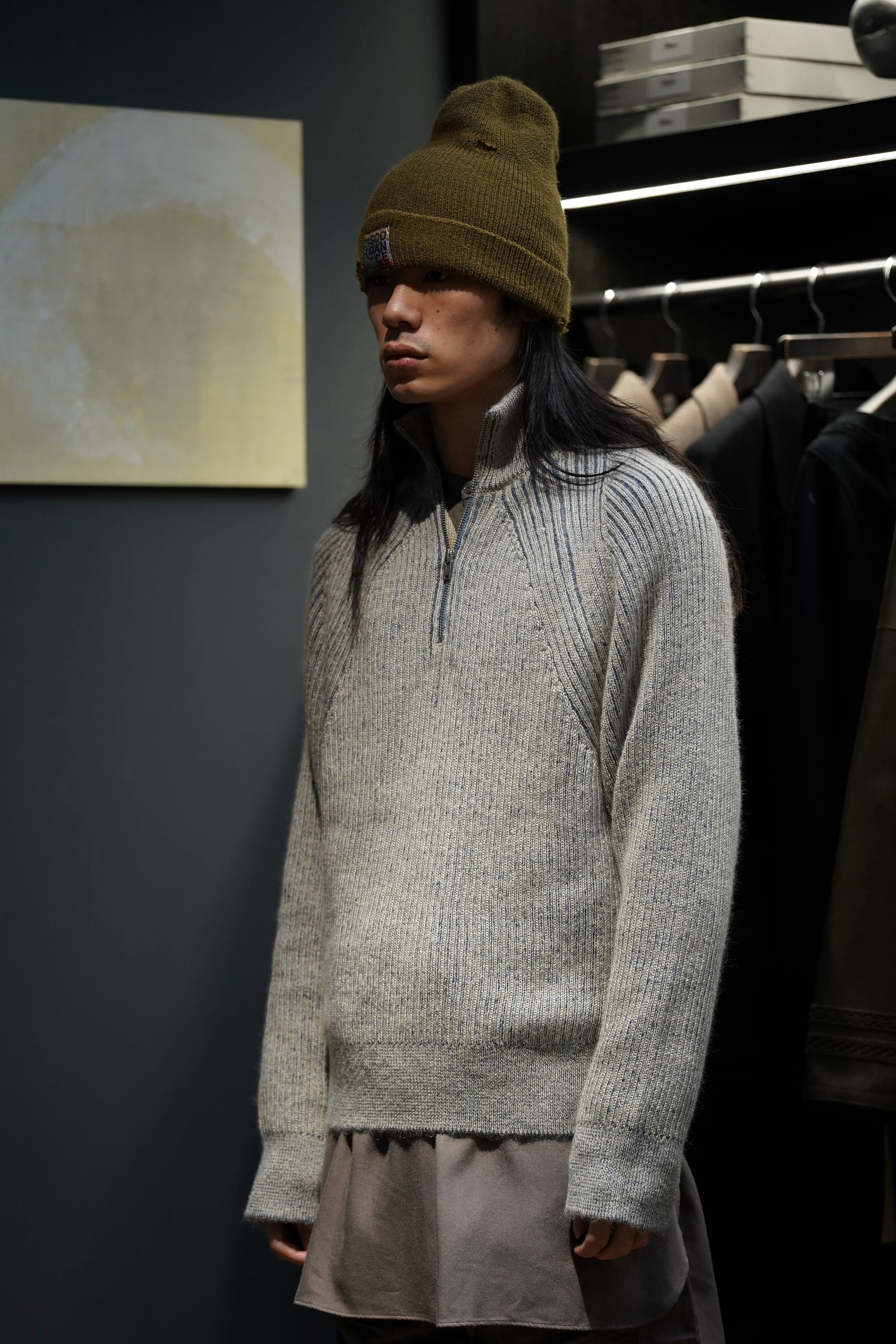 Children of the discordance CIGARETTE HOTEL KNIT CAP (BROWN)