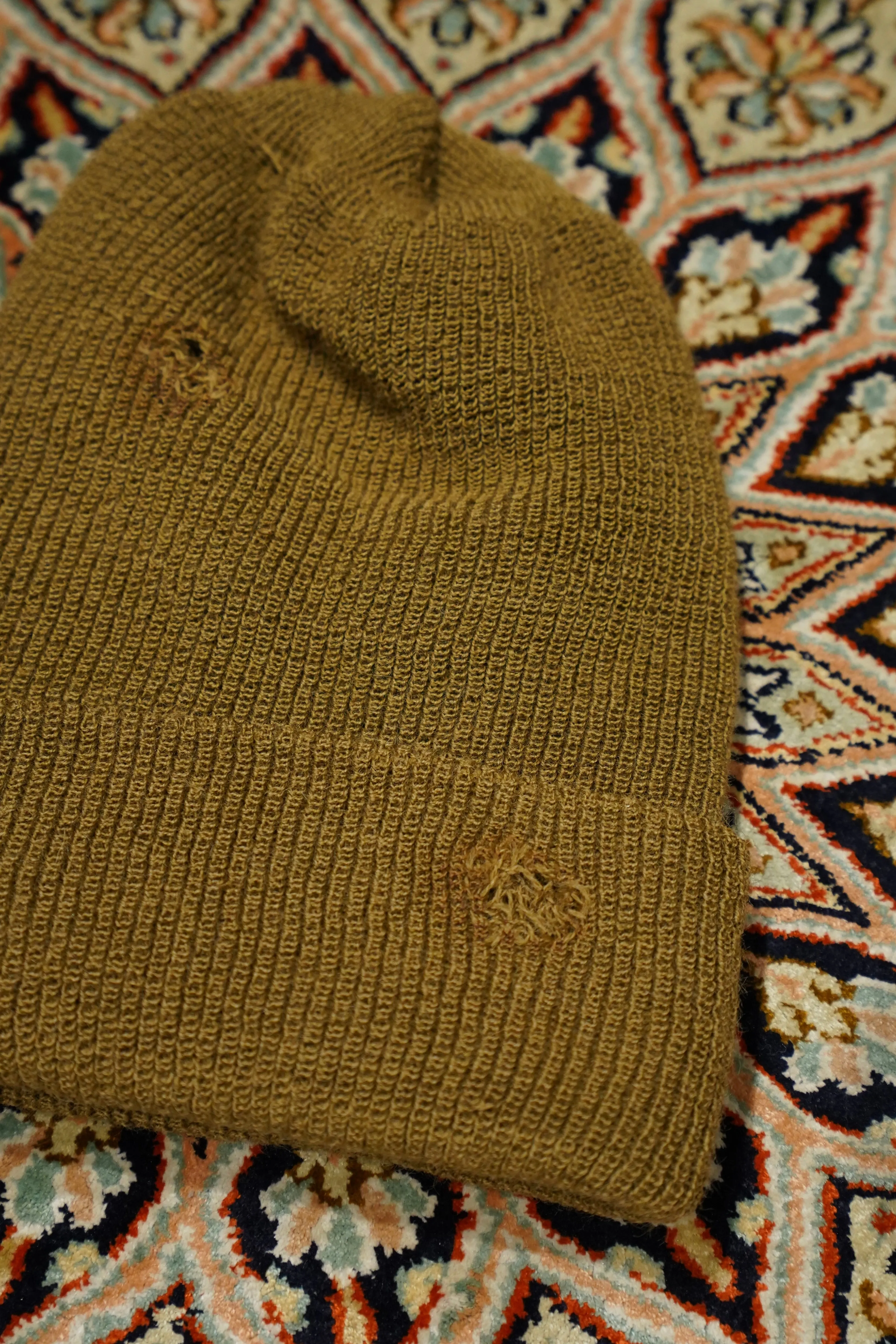 Children of the discordance CIGARETTE HOTEL KNIT CAP (BROWN)
