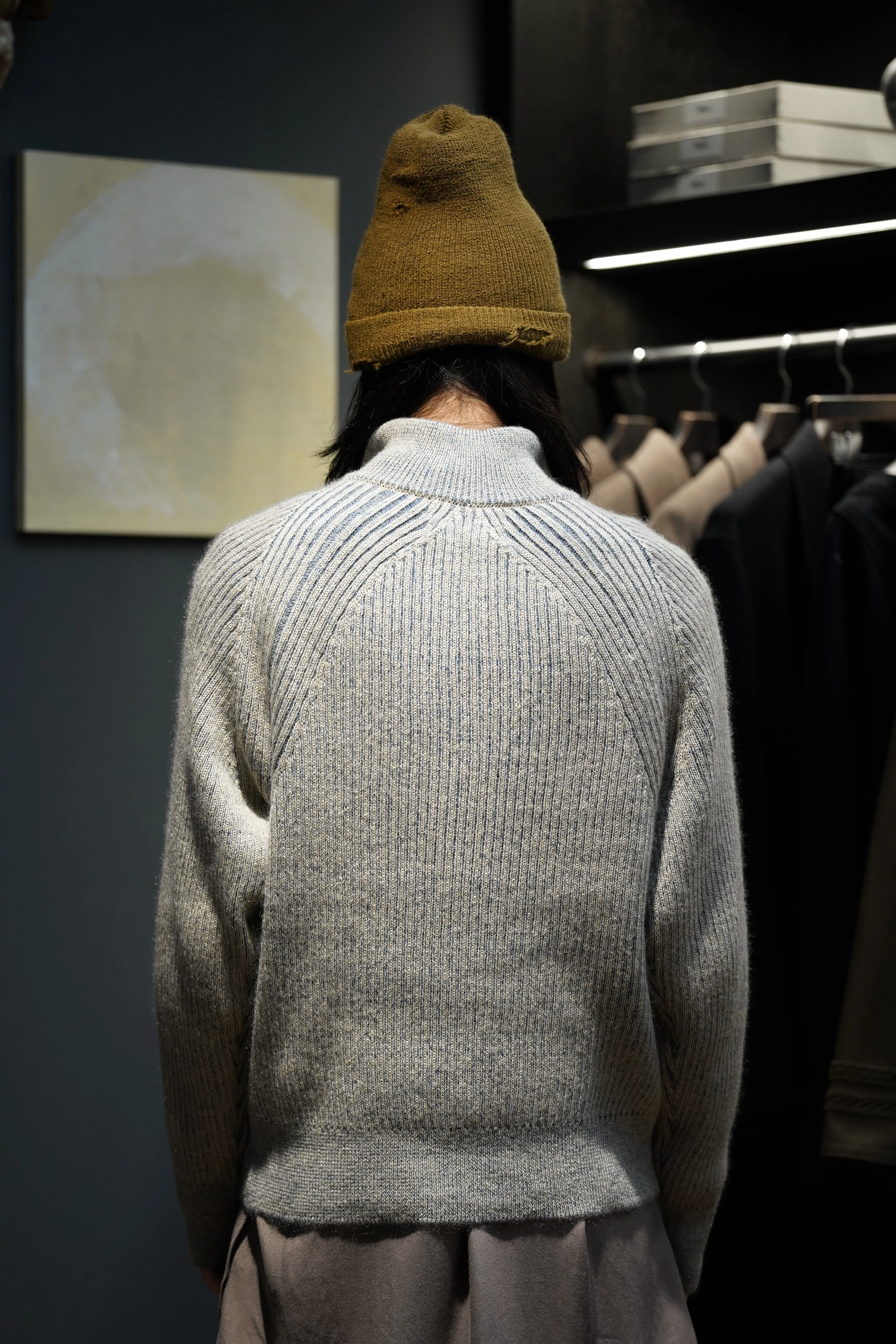 Children of the discordance CIGARETTE HOTEL KNIT CAP (BROWN)