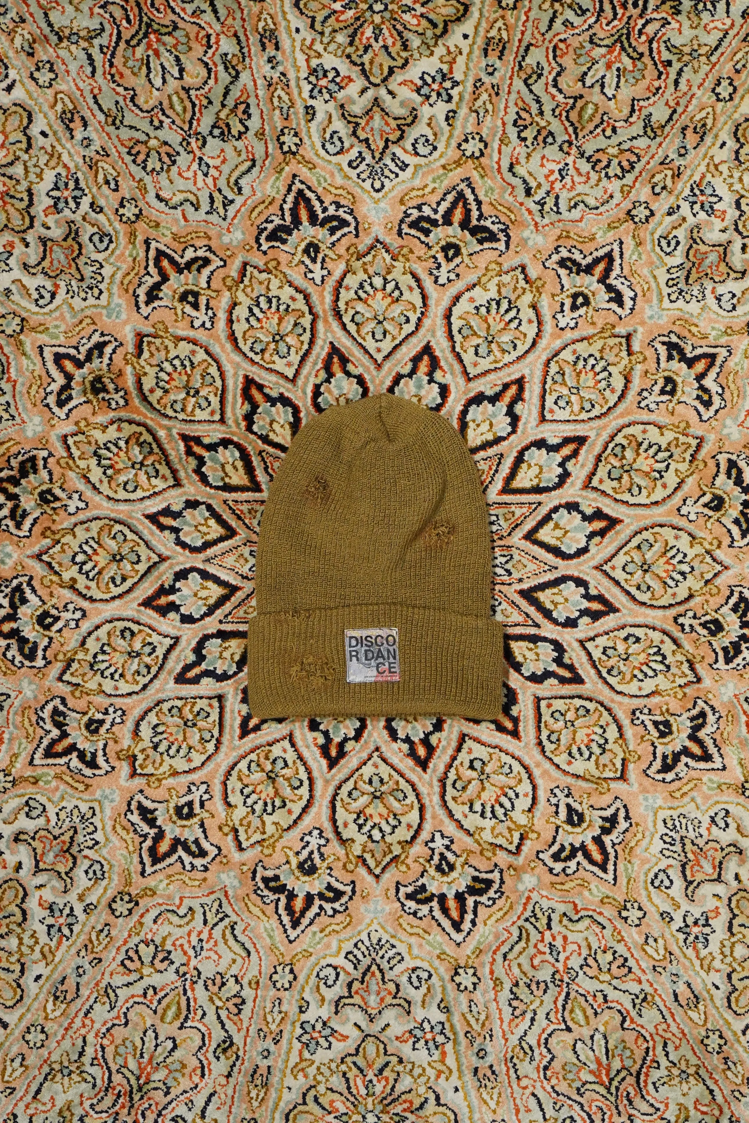 Children of the discordance CIGARETTE HOTEL KNIT CAP (BROWN)