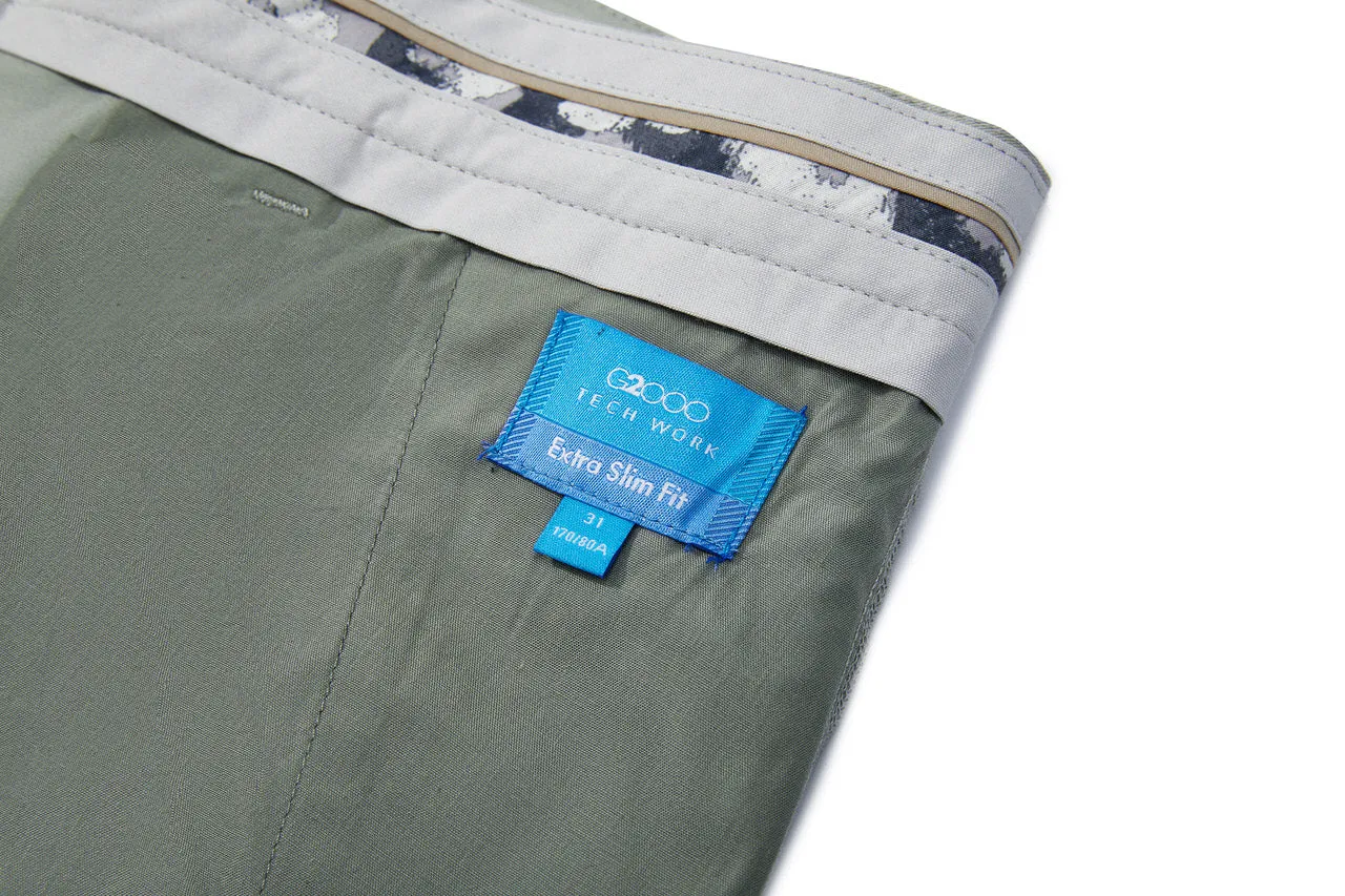 Cotton Multi-Way Stretch Casual Pants in Extra Slim Fit