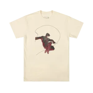 Daredevil Leaping With Baton Natural Tee