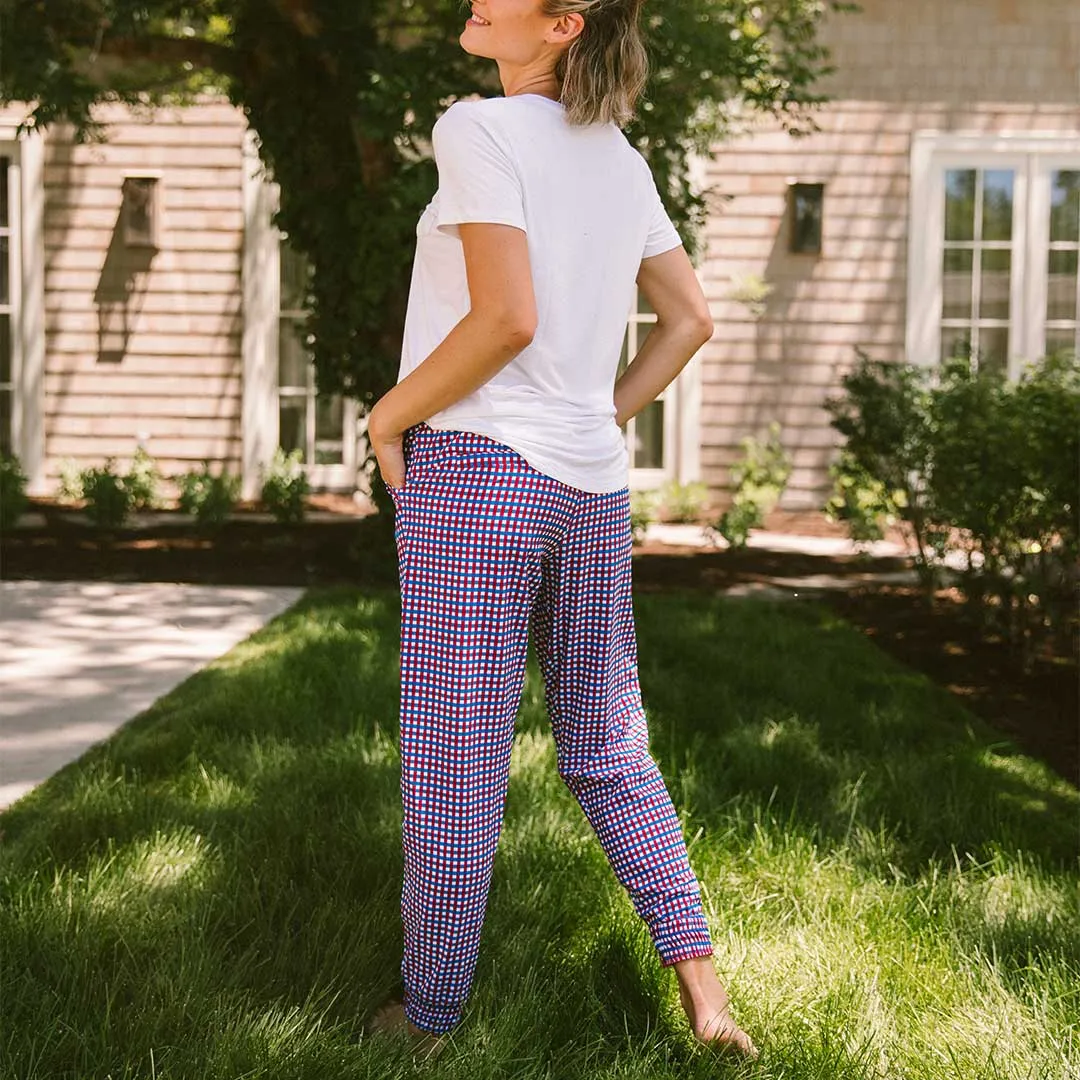 Destination Joggers, Red White and Blue