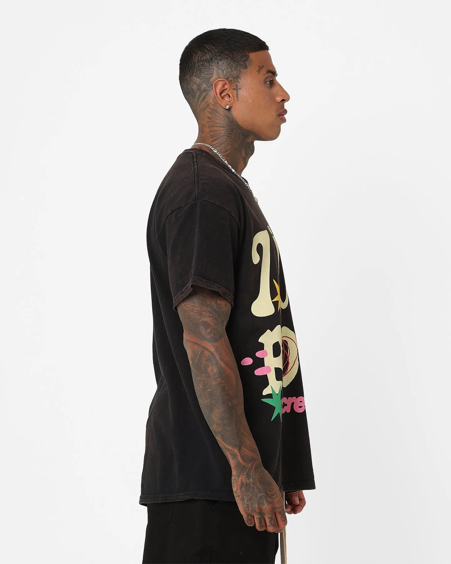 Goat Crew G. Crew Rock T-Shirt Black Wash