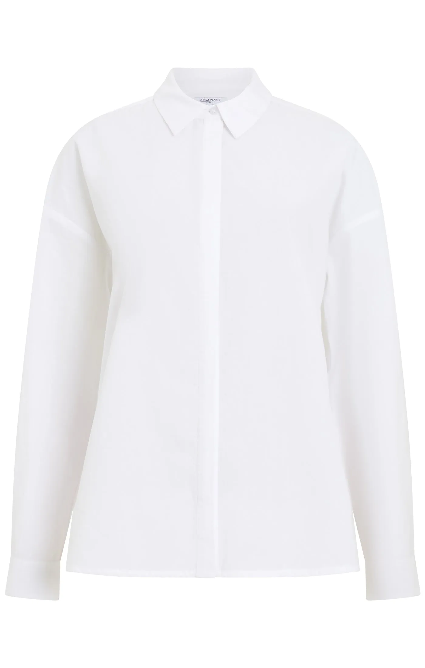 Great Plains - White Boyfriend Shirt