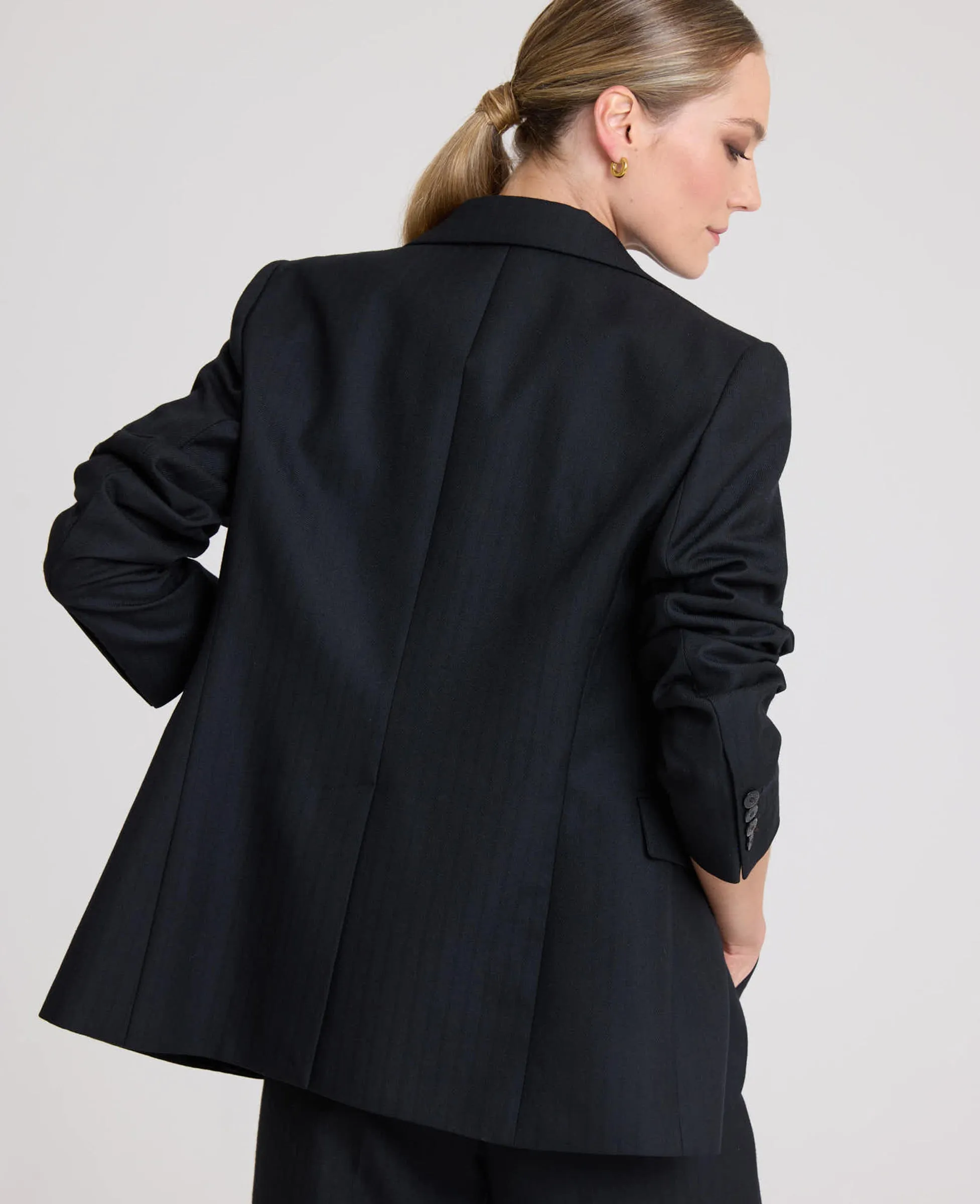 Jessica Satin Lapel Jacket