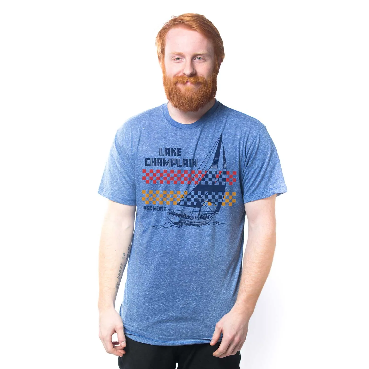 Lake Champlain VT Sailboat T-shirt