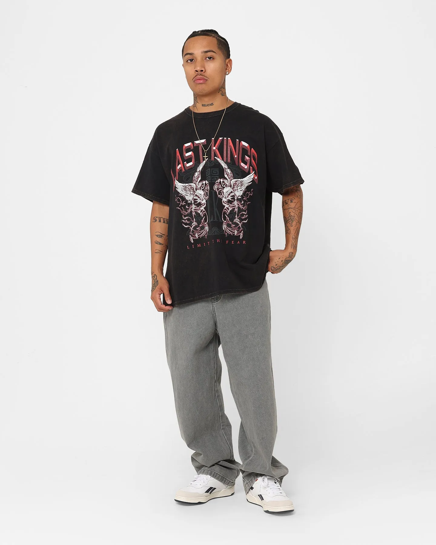 Last Kings Limit The Fear T-Shirt Vintage Black