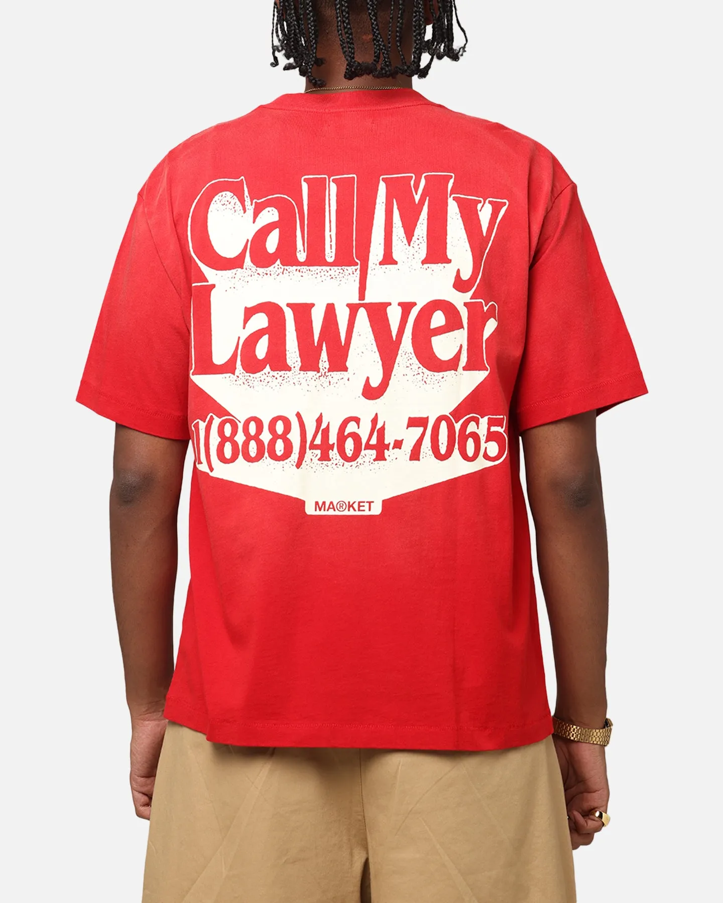 Market Call My Lawyer 3D T-Shirt Red