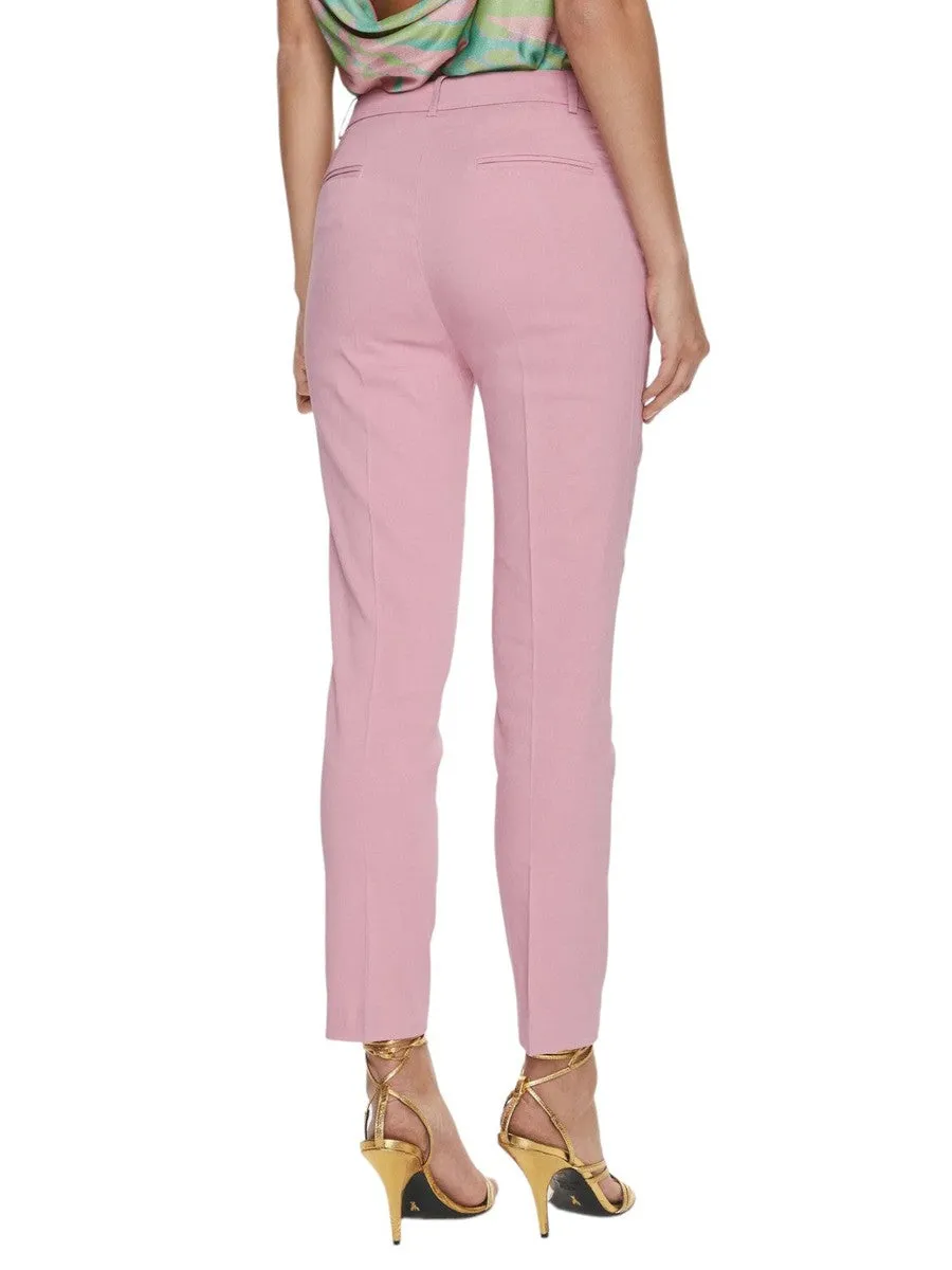 Pantalone Bello Cigarette-Fit in Lino Stretch