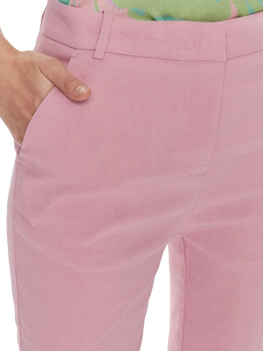 Pantalone Bello Cigarette-Fit in Lino Stretch
