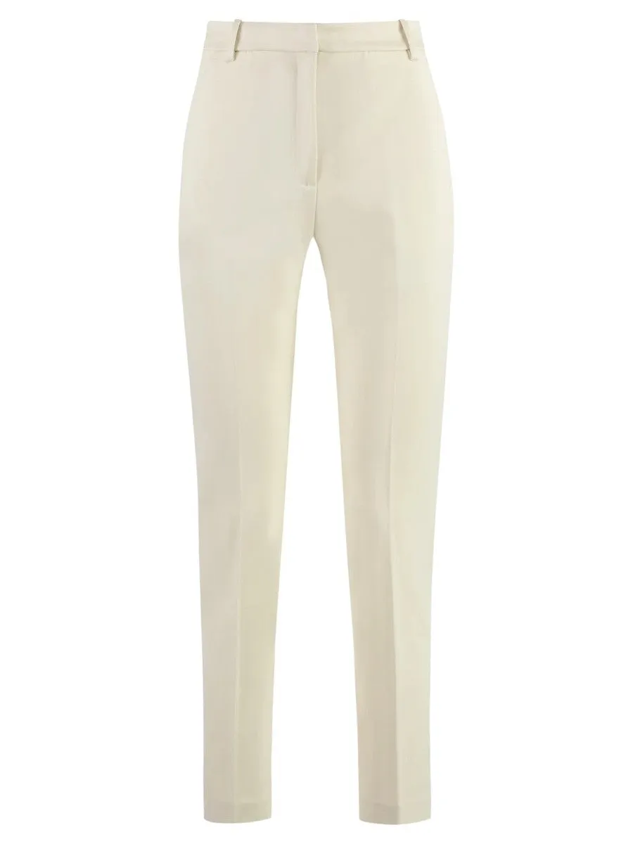 Pantaloni Bello Cigarette-Fit Punto Stoffa