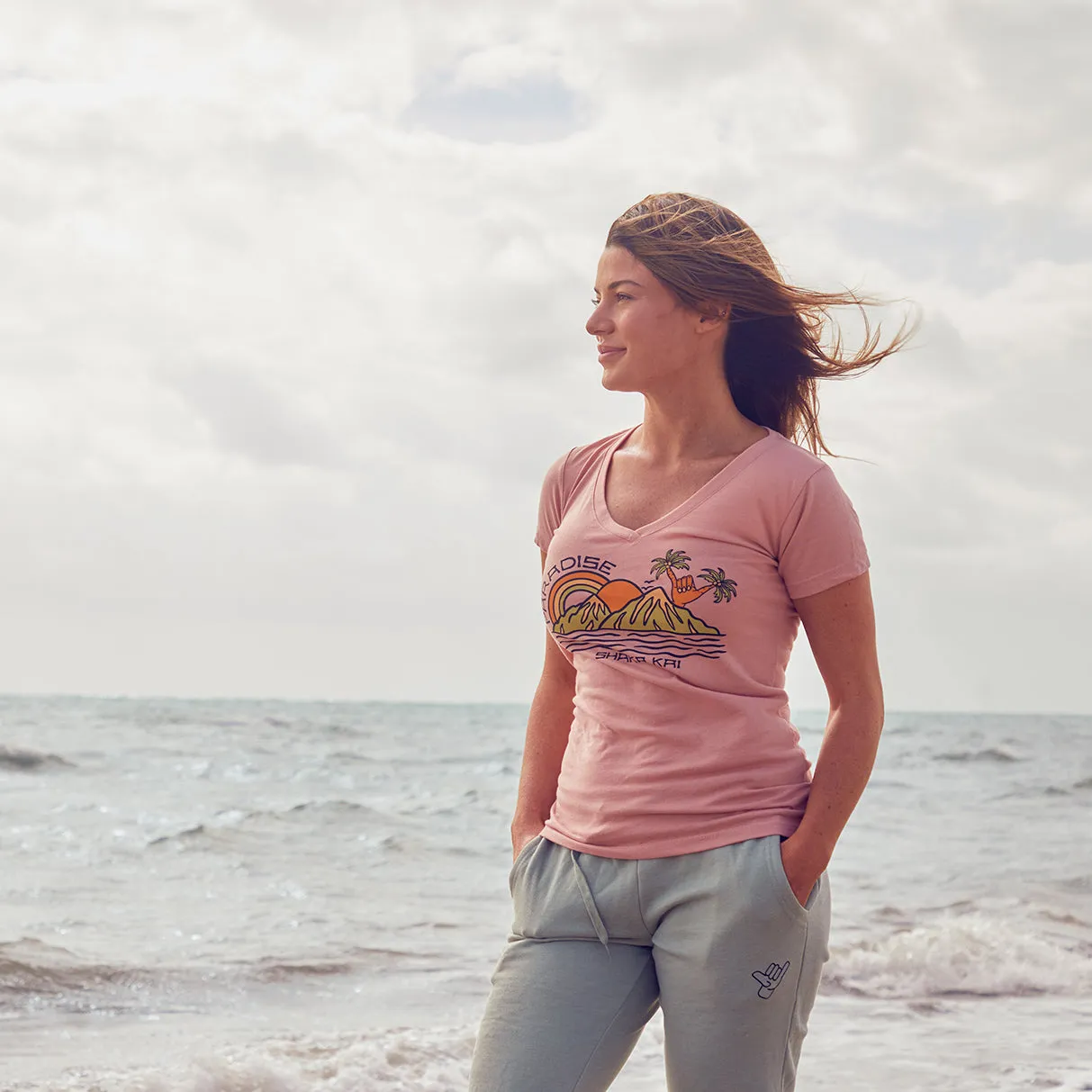Paradise V-Neck T-Shirt