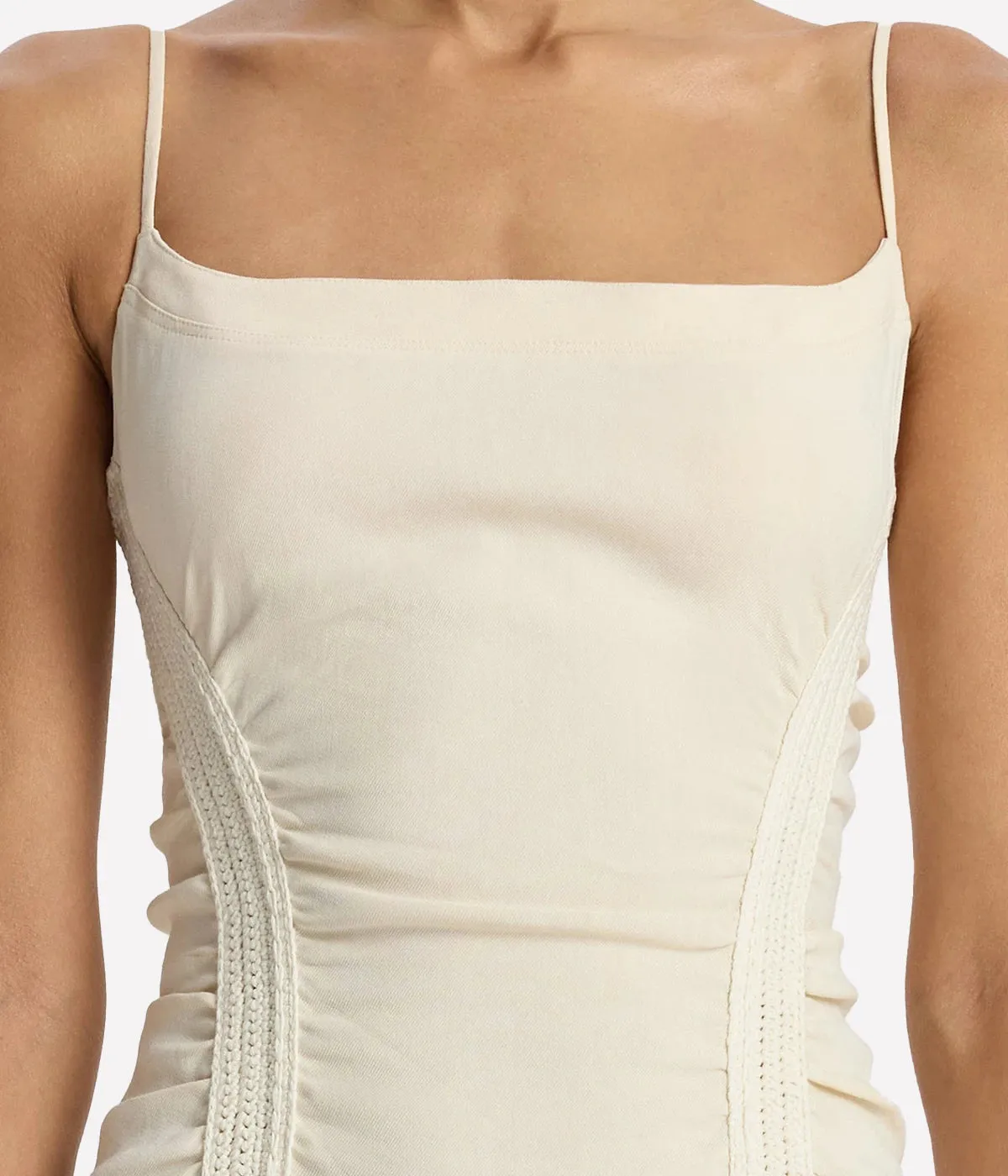 Silvia Dress in Bone