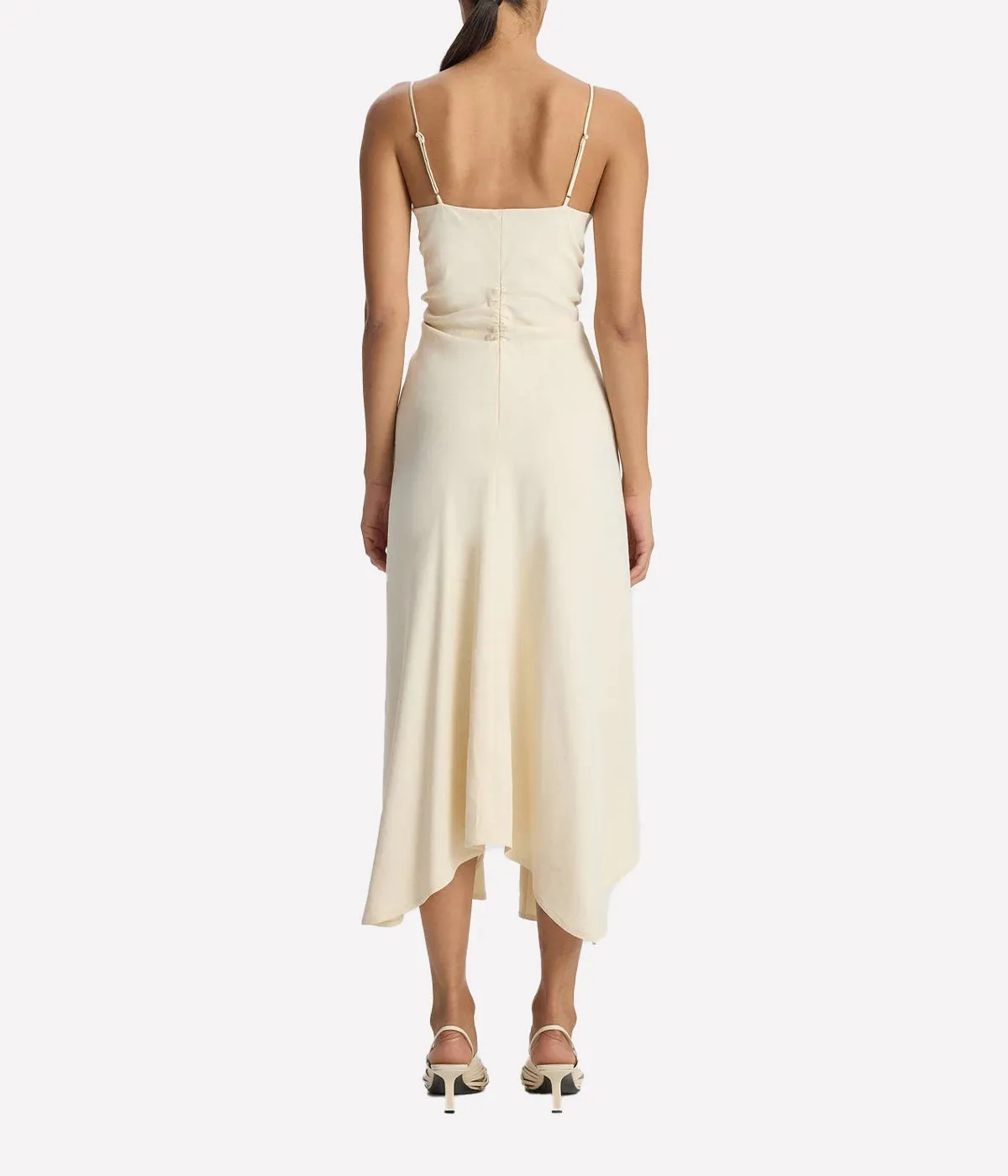 Silvia Dress in Bone