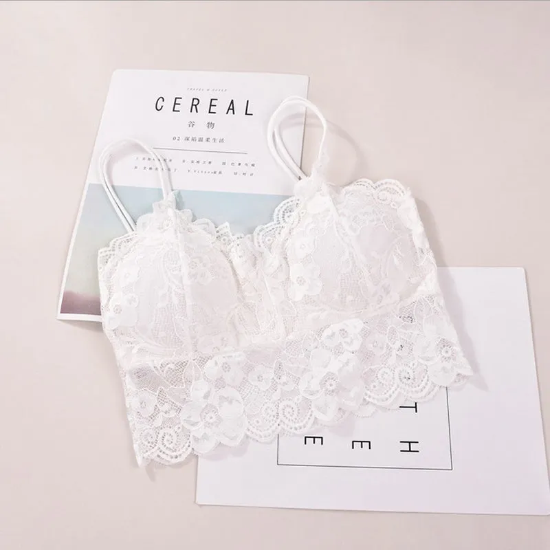 Sleeveless Lace Bra