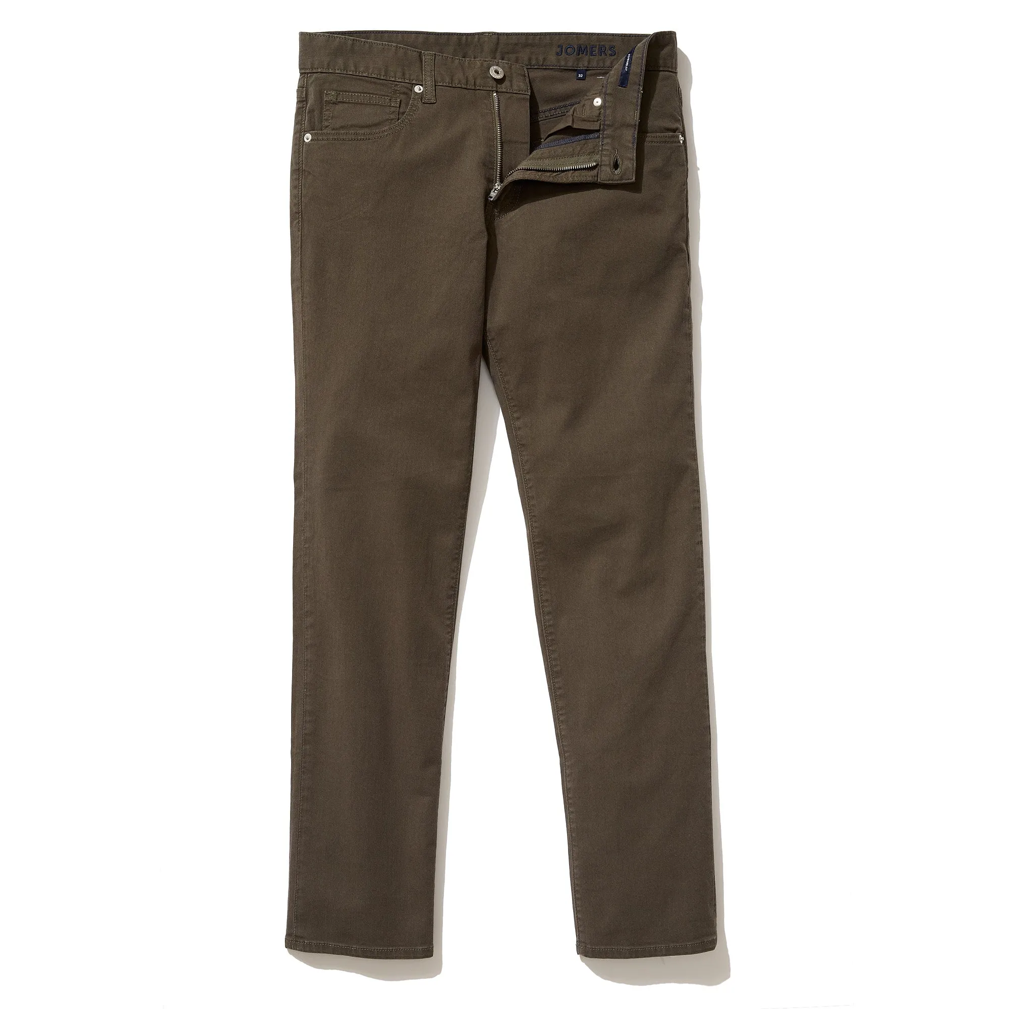 Veneto (Tailored) - Olive Italian Travel Jeans