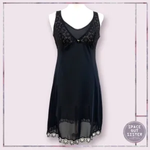 Vintage Enka Black Slip