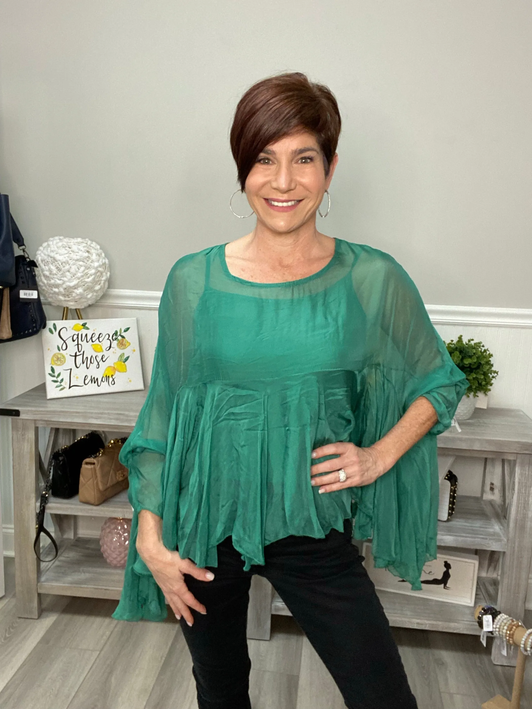 Washable Silk Top