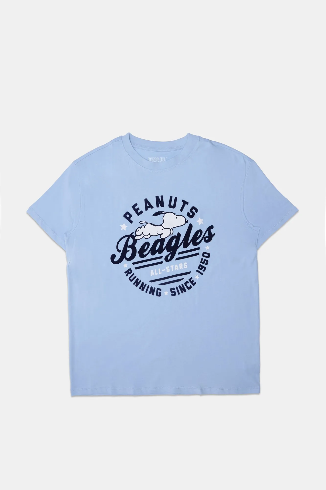 Womens Peanuts Beagles Boyfriend Tee