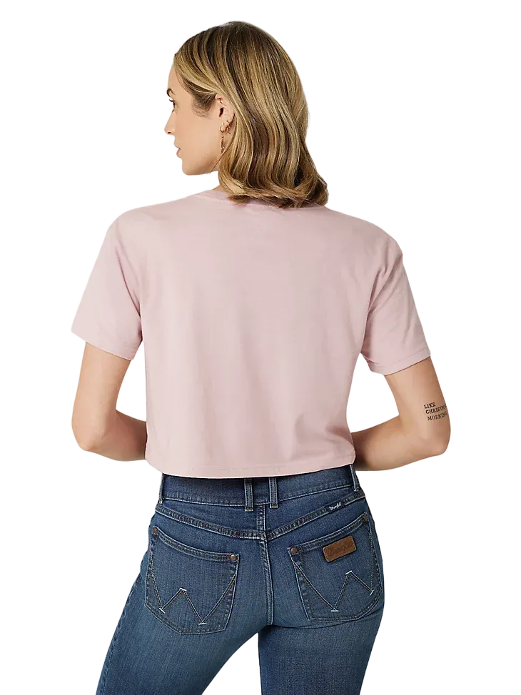 Wrangler Women's George Strait Short Sleeve Crop Tee